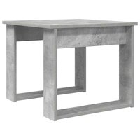 Salontafelset2 pcs Beton Grijs Bewerkt hout 6