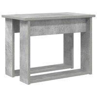 Salontafelset2 pcs Beton Grijs Bewerkt hout 7