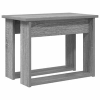 Salontafelset2 pcs Grijs Sonoma Bewerkt hout 7