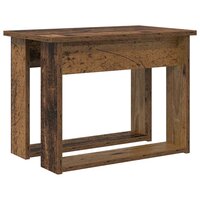Salontafelset2 pcs Oudhout Bewerkt hout 7