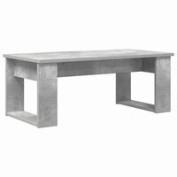 Salontafelset2 pcs Beton Grijs Bewerkt hout 7