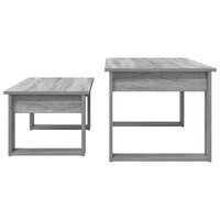 Salontafelset2 pcs Grijs Sonoma Bewerkt hout 9