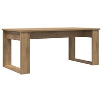 Salontafelset2 pcs Artisan Eiken Bewerkt hout 6