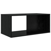 Salontafelset2 pcs Zwart Eiken Bewerkt hout 7