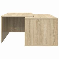 Salontafelset2 pcs Sonoma Eiken Bewerkt hout 9