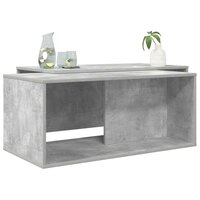 Salontafelset2 pcs Beton Grijs Bewerkt hout 3