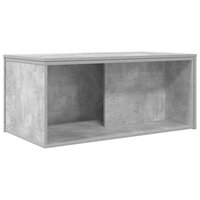 Salontafelset2 pcs Beton Grijs Bewerkt hout 5