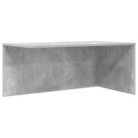 Salontafelset2 pcs Beton Grijs Bewerkt hout 6