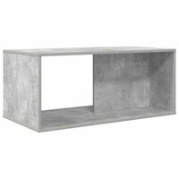 Salontafelset2 pcs Beton Grijs Bewerkt hout 7