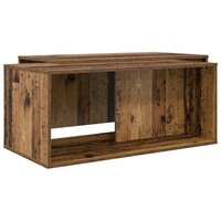 Salontafelset2 pcs Oudhout Bewerkt hout 2