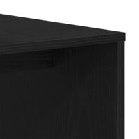 Nesttafels Zwart Eiken 100 x 48 x 40 cm Bewerkt hout 8