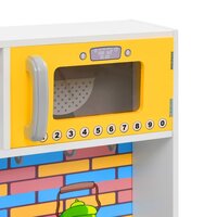 Kinderspeelkeuken 80x30x85 cm MDF meerkleurig 8