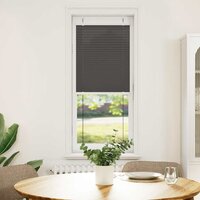 Pliss&eacute; rolgordijn 50x150 cm stofbreedte 49,4 cm polyester zwart 2