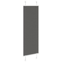 Pliss&eacute; rolgordijn 50x150 cm stofbreedte 49,4 cm polyester zwart 3