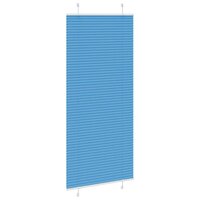 Pliss&eacute; rolgordijn 100x200cm stofbreedte 99,4 cm polyester blauw 4