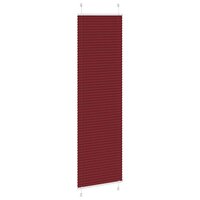 Pliss&eacute; rolgordijn 55x200 cm stofbreedte 55 cm bordeauxrood 3