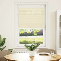 Pliss&eacute; rolgordijn 80x150 cm stofbreedte 79,4 cm polyester cr&egrave;me 2