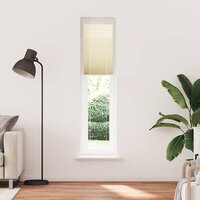 Pliss&eacute; rolgordijn 45x200 cm stofbreedte 45 cm polyester cr&egrave;me 2