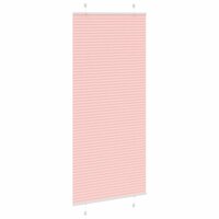 Pliss&eacute; rolgordijn 95x200 cm stofbreedte 95 cm polyester roze 3