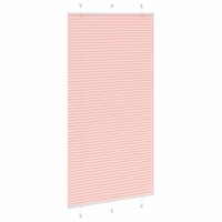 Pliss&eacute; rolgordijn 110x200cm stofbreedte 109,4cm polyester roze 3