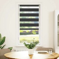 Duo Rolgordijn 65x100 cm stofbreedte 60 cm zwart 2