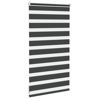 Duo Rolgordijn 80x100 cm stofbreedte 75 cm zwart 4