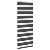 Duo Rolgordijn 55x150 cm stofbreedte 50 cm zwart 3