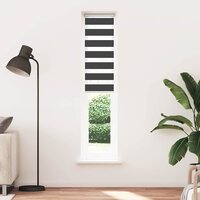 Duo Rolgordijn 40x200 cm stofbreedte 35 cm zwart 2