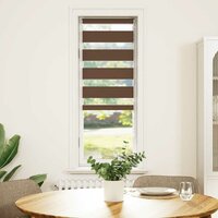 Duo Rolgordijn 45x150 cm stofbreedte 40 cm polyester bruin 2