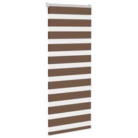 Duo Rolgordijn 65x150 cm stofbreedte 60 cm polyester bruin 3
