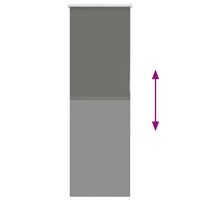 Rolgordijn verduisterend 50x175cm stofbreedte 45,7 cm polyester 5
