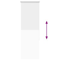 Rolgordijn verduisterend 50x175cm stofbreedte 45,7 cm polyester 9