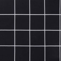 Tuinbankkussen ruitpatroon 150x50x4 cm oxford stof zwart 6