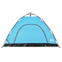Tent 4-persoons snelontgrendeling blauw 7