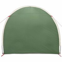 Fietstent met dak met opslag Groen 210 x 90 x 174 cm 6