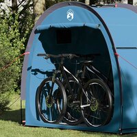 Fietstent met dak met opslag Blauw 210 x 90 x 174 cm 3