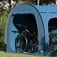 Fietstent met dak met opslag Blauw 218 x 156 x 180 cm 3