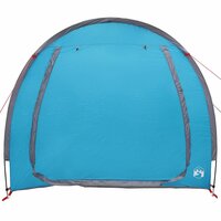 Fietstent met dak met opslag Blauw 218 x 156 x 180 cm 4