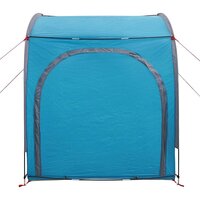 Fietstent met dak met opslag Blauw 218 x 156 x 180 cm 5