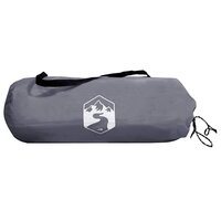 Tent met dak met opslag Grijs en zwart 236 x 108 x 120 cm 8