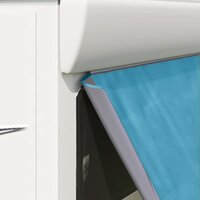 Achterkleptent met dak Blauw 190 x 150 x 185 cm taft 4