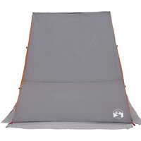 Achterkleptent met dak Grijs en Oranje 190 x 150 x 185 cm taft 6