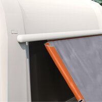 Achterkleptent met dak Grijs en Oranje 190 x 150 x 185 cm taft 4