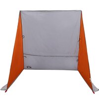 Achterkleptent met dak Grijs en Oranje 190 x 150 x 185 cm taft 8