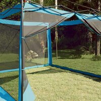 Binnentent met dak met opslag Blauw 303 x 303 x 196 cm taft 3