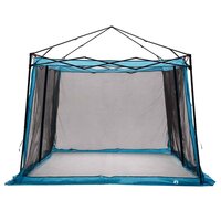 Binnentent met dak met opslag Blauw 303 x 303 x 196 cm taft 6