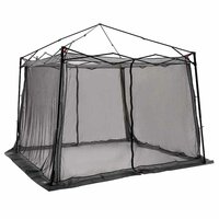 Binnentent met dak Grijs en Oranje 303 x 303 x 196 cm taft 4