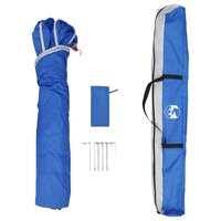 Instant Tent 4-Person Quick-Release Azure Blauw 185T Polyester 7