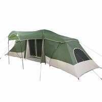 Gezinstent met dak Groen en Grijs 721 x 335 x 212 cm 2