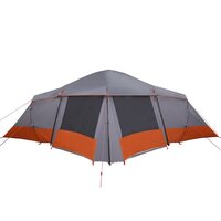 Gezinstent met dak Grijs en Oranje 721 x 335 x 212 cm 6